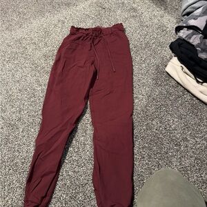 Lululemon jogger Burgundy Jogger Pants